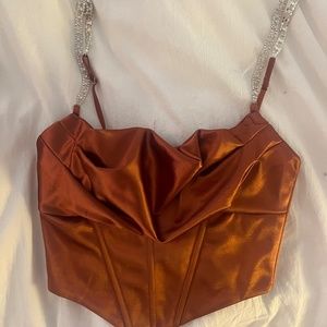 Oh Polly Corset Crop Top